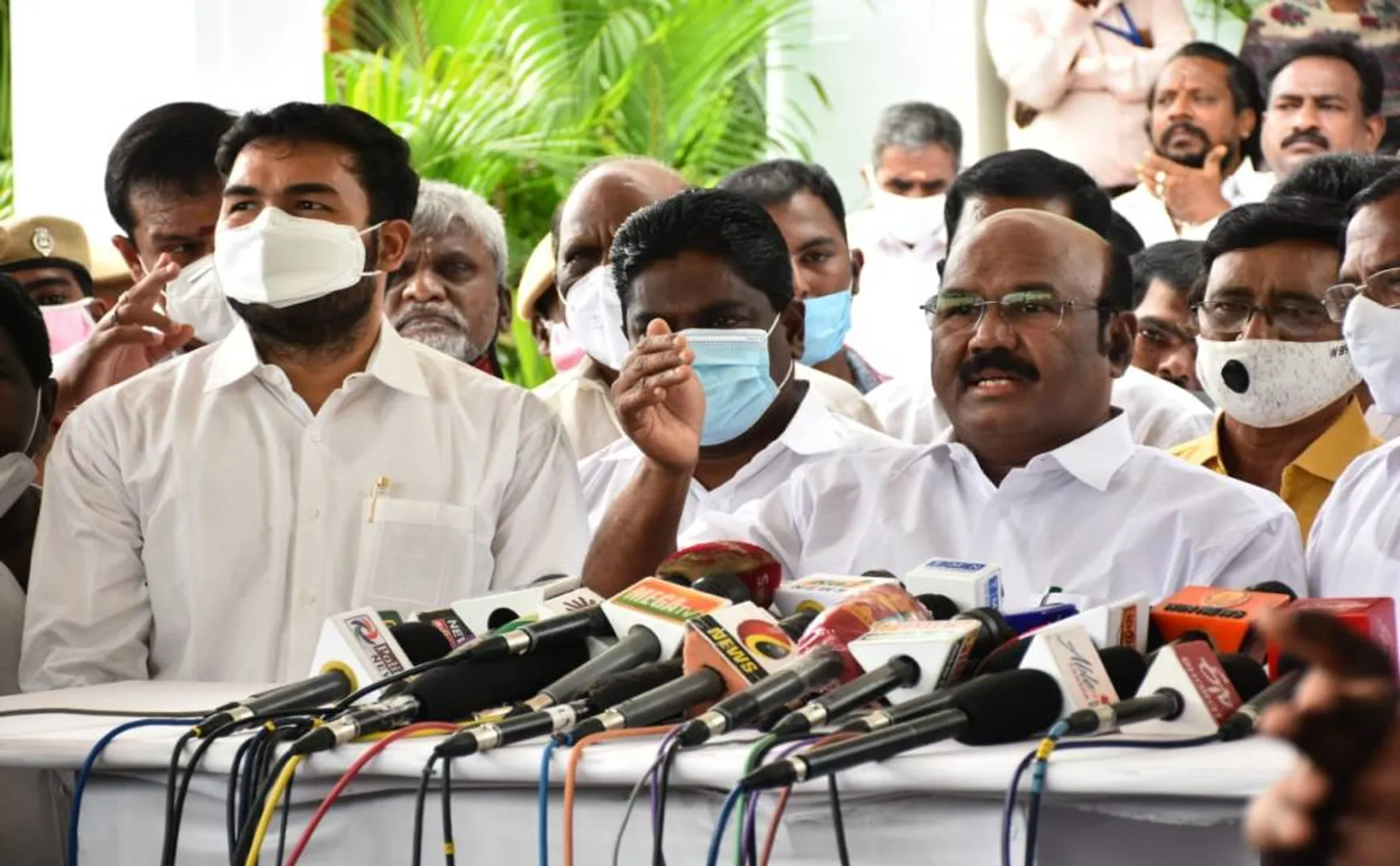 actor sivaji birthday tn govt minister jayakumar press meet in chennai 